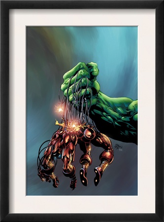 Incredible Hulk #73 Cover: Hulk And Iron Man by Mike Deodato Jr. Pricing Limited Edition Print image