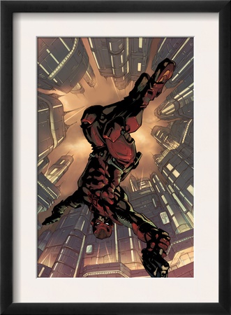 Daredevil 2099 #1 Cover: Daredevil Crouching by Pat Lee Pricing Limited Edition Print image