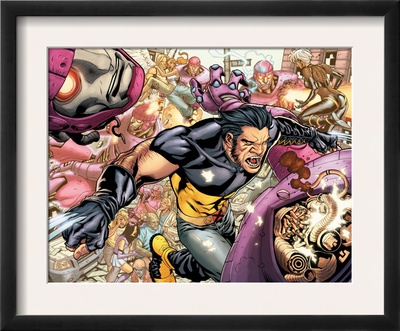 Ultimate X-Men #85 Group: Storm, Wolverine And Sentinel by Yanick Paquette Pricing Limited Edition Print image
