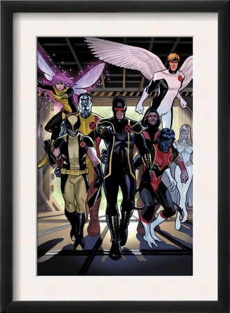 X-Men Legacy Annual #1 Group: Cyclops, Wolverine, Nightcrawler And Angel by Daniel Acuna Pricing Limited Edition Print image