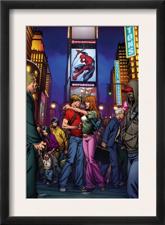 Ultimate Spider-Man Annual #3 Cover: Spider-Man, Peter Parker, And Mary Jane Watson by Mark Brooks Pricing Limited Edition Print image