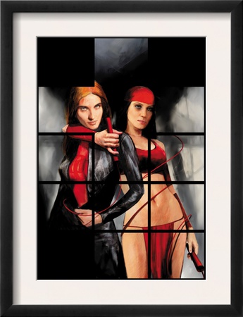 Daredevil The Murdock Papers #80 Cover: Elektra And Black Widow by Alex Maleev Pricing Limited Edition Print image