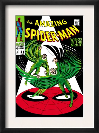 The Amazing Spider-Man #63 Cover: Vulture Flying by John Romita Sr. Pricing Limited Edition Print image