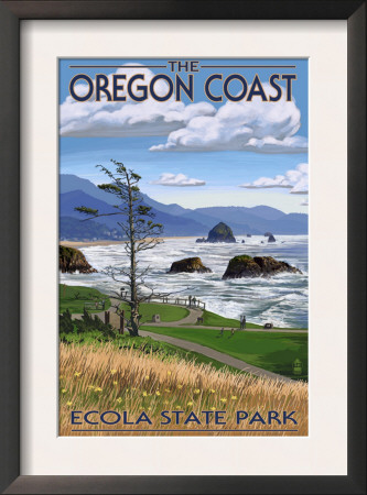 Cannon Beach From Ecola State Park, Or, C.2009 by Lantern Press Pricing Limited Edition Print image
