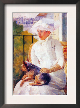 Lady With Dog by Mary Cassatt Pricing Limited Edition Print image