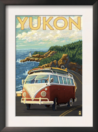 Yukon, Canada - Vw Bus Scene, C.2009 by Lantern Press Pricing Limited Edition Print image