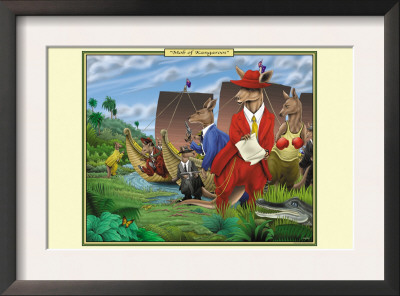 Mob Of Kangaroos by Richard Kelly Pricing Limited Edition Print image