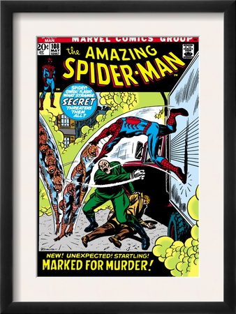 The Amazing Spider-Man #108 Cover: Spider-Man Swimming by John Romita Sr. Pricing Limited Edition Print image