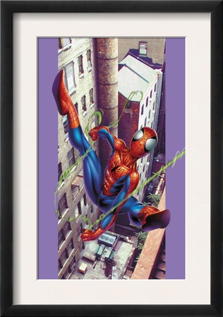 Ultimate Spider-Man #8 Cover: Spider-Man Flying by Mark Bagley Pricing Limited Edition Print image