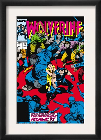 Wolverine #7 Cover: Wolverine, Hulk And Karma by John Buscema Pricing Limited Edition Print image