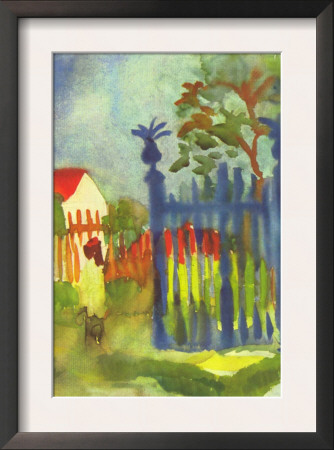 Garden Gate by Auguste Macke Pricing Limited Edition Print image
