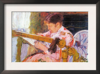 Lydia At The Cord Framework by Mary Cassatt Pricing Limited Edition Print image
