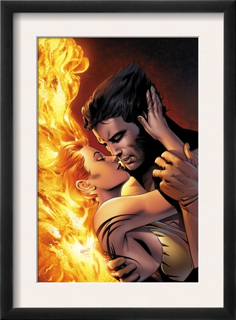 X-Men: The End #1 Cover: Wolverine And Phoenix Fighting by Sean Chen Pricing Limited Edition Print image