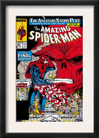 Amazing Spider-Man #325 Cover: Spider-Man And Red Skull by Todd Mcfarlane Pricing Limited Edition Print image