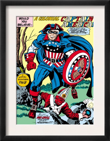 Captain America Bicentennial Battles: Captain America And Red Skull by Jack Kirby Pricing Limited Edition Print image