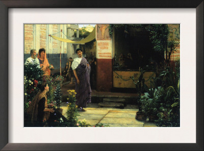 The Flower Market by Sir Lawrence Alma-Tadema Pricing Limited Edition Print image
