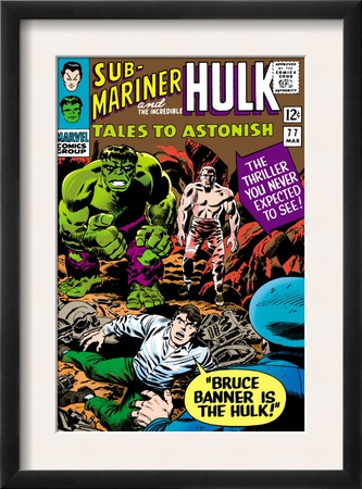 Tales To Astonish #77 Cover: Hulk, Banner And Bruce by Vince Colletta Pricing Limited Edition Print image