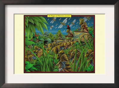 A Plague Of Pharonic Locusts by Richard Kelly Pricing Limited Edition Print image