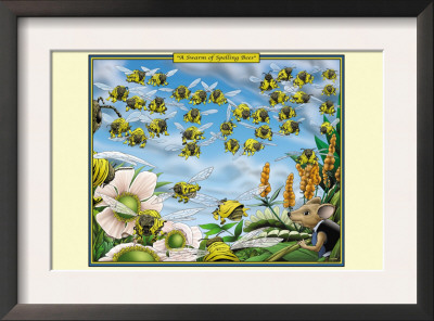 A Swarm Of Spelling Bees by Richard Kelly Pricing Limited Edition Print image