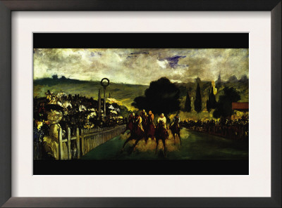 Race At Longchamp By Edouard Manet by Édouard Manet Pricing Limited Edition Print image