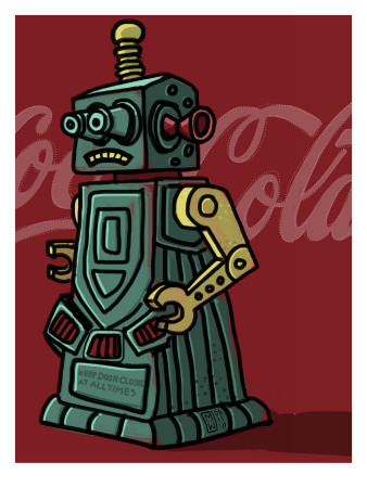 Enjoy Robot by Matthew Watkins Pricing Limited Edition Print image