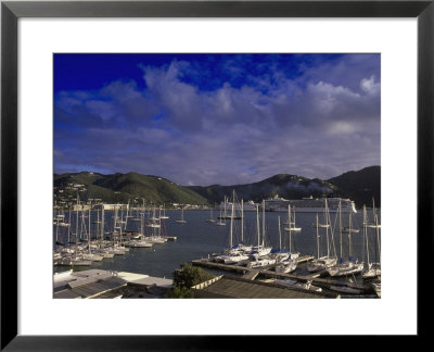 Cruise Ship Docking At Road Town, Tortola by Walter Bibikow Pricing Limited Edition Print image