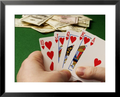 Poker Hand And Dollars by Cut And Deal Ltd Pricing Limited Edition Print image
