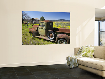 Old Truck In Russian River Valley. by Jerry Alexander Pricing Limited Edition Print image
