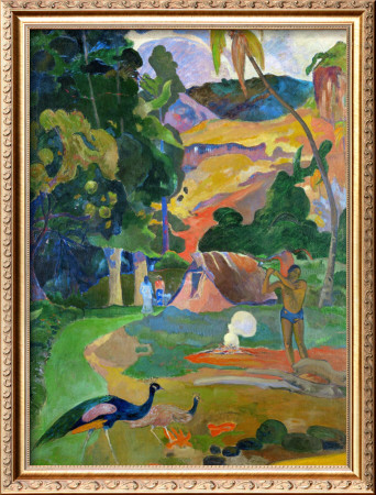 Matamoe (Peacocks In The Country), 1892 by Paul Gauguin Pricing Limited Edition Print image