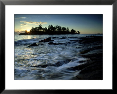Southern Gulf Islands Sunrise, Canada by Olaf Broders Pricing Limited Edition Print image