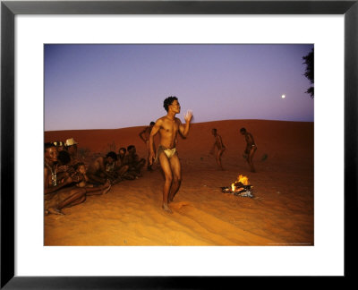Bushman People, South Africa by Roger De La Harpe Pricing Limited Edition Print image