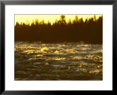 River And Rapids At Dusk, Northeast Finland by Philippe Henry Pricing Limited Edition Print image