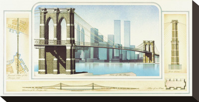 Brooklyn Bridge, New York City by Libero Patrignani Pricing Limited Edition Print image