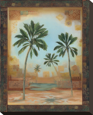 Palm Oasis I by Louise Montillio Pricing Limited Edition Print image