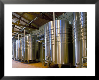 Wine Fermentation Tanks, Chateau Comtesse De Lalande, Pauillac, Gironde, France by Michael Busselle Pricing Limited Edition Print image