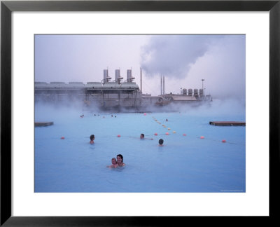 Geothermal Bathing, Blue Lagoon, Reykjanes Peninsula, Iceland, Polar Regions by Geoff Renner Pricing Limited Edition Print image
