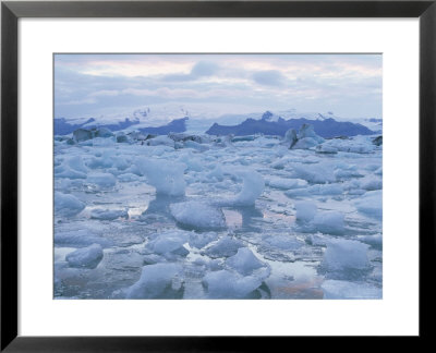 Jokulslarlon Glacial Lagoon, Vatnajokull Icecap, South Area, Iceland, Polar Regions by Simon Harris Pricing Limited Edition Print image