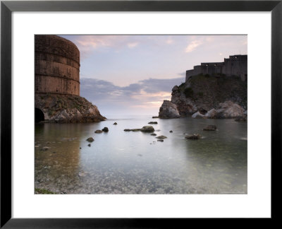 The Bay In Dubrovnik At Dusk, Dalmatian Coast, Croatia by Joern Simensen Pricing Limited Edition Print image