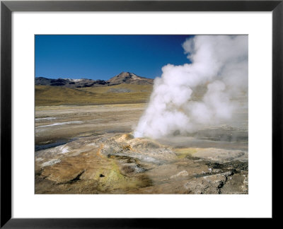 El Tatio Geyser, Atacama, Chile, South America by R Mcleod Pricing Limited Edition Print image