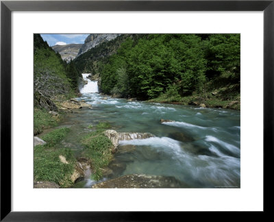 Gradas De Soaso, Falls On The River Arazas, Ordesa National Park, Huesca, Pyrenees, Aragon, Spain by Ruth Tomlinson Pricing Limited Edition Print image