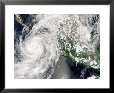 Hurricane Henriette Moving Up The Pacific Coast, September 3, 2007 by Stocktrek Images Pricing Limited Edition Print image
