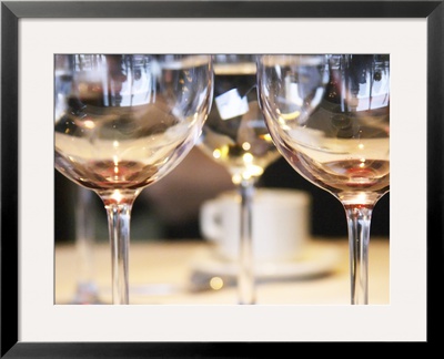 Wine Tasting Glasses, Restaurant Red At Hotel Madero Sofitel, Puerto Madero, Argentina by Per Karlsson Pricing Limited Edition Print image