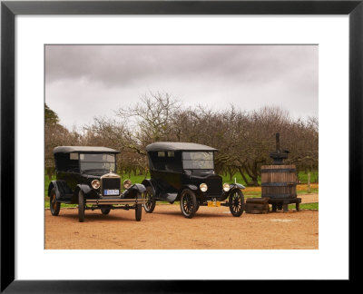 Collection Of Vintage Cars, T Fords, Bodega Bouza Winery, Canelones, Montevideo, Uruguay by Per Karlsson Pricing Limited Edition Print image