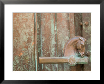 National And University Library, Door Detail, Ljubljana, Slovenia by Walter Bibikow Pricing Limited Edition Print image