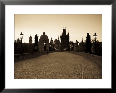 Old Town And Charles Bridge At Dawn, Prague, Czech Republic by Doug Pearson Pricing Limited Edition Print image