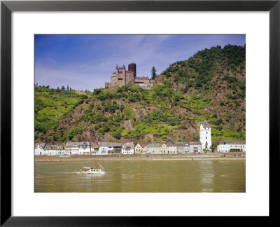 Lorelei Rock, St. Goarshausen, Rhine River, Rhineland-Palatinate, Germany, Europe by Gavin Hellier Pricing Limited Edition Print image