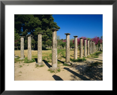 Olympia, Birthplace Of The Olympic Games In 776 Bc, Greece, Europe by Gavin Hellier Pricing Limited Edition Print image