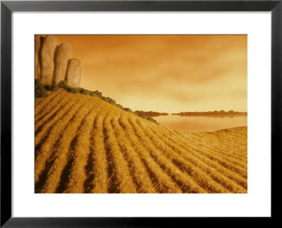 Landscape Of Bread, Grains And Vegetables by Hartmut Seehuber Pricing Limited Edition Print image
