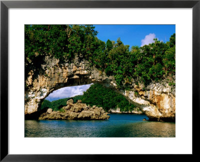 Arch Rock, Natural Archway, Rock Islands, Koror, Palau by John Elk Iii Pricing Limited Edition Print image