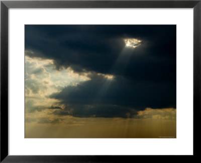 Rays Of The Sun Piercing Through The Clouds by Todd Gipstein Pricing Limited Edition Print image